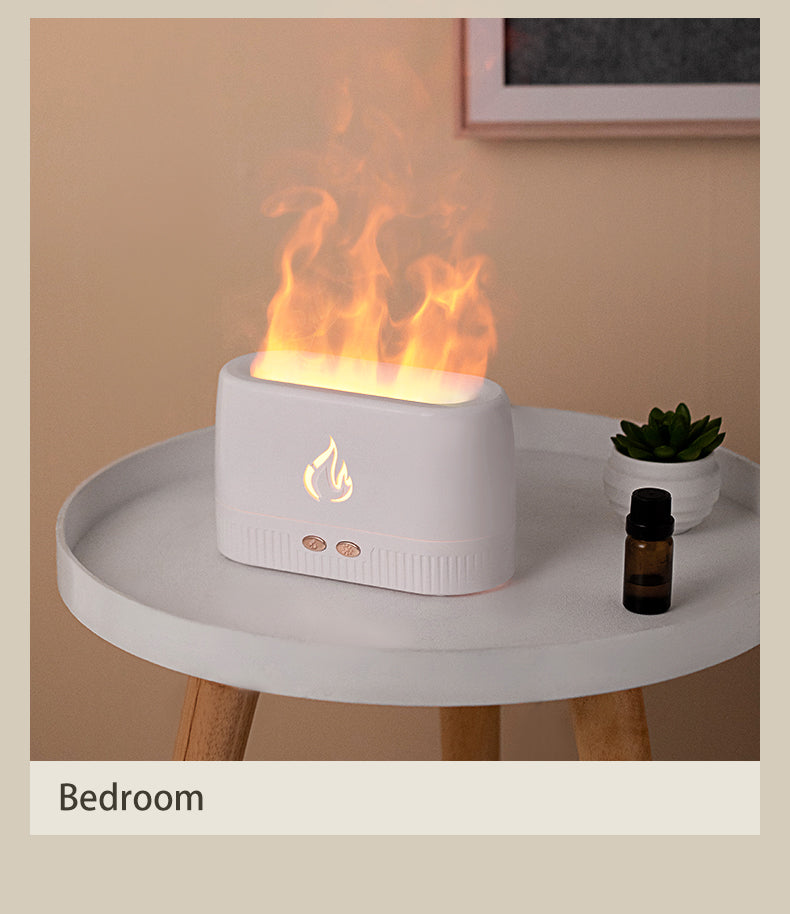 Calming Faux Flame Humidifier or Aroma/ Essential Oil Diffuser