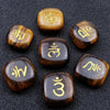 7 Chakra Symbol Natural Stones