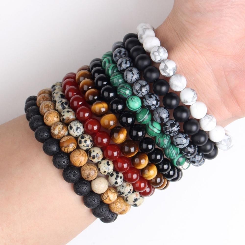 Nature Healing Beaded Stone Bracelet